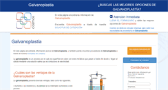 Desktop Screenshot of galvanoplastia.com